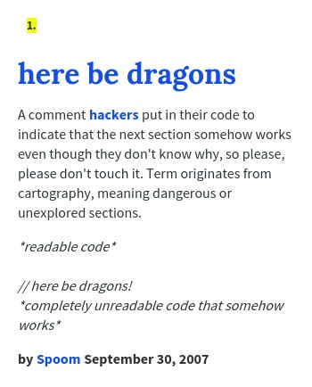 here be dragons explanation